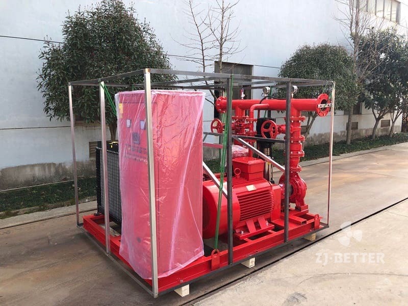 Good export packing for fire pump set