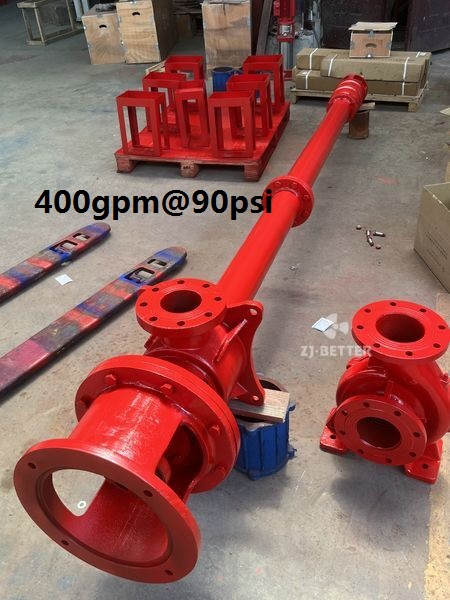 400gpm@90psi Long Shaft Deep Well Fire Pump