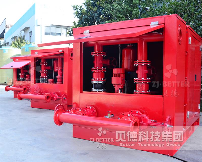 Box type fire pump set (small fire pump room)