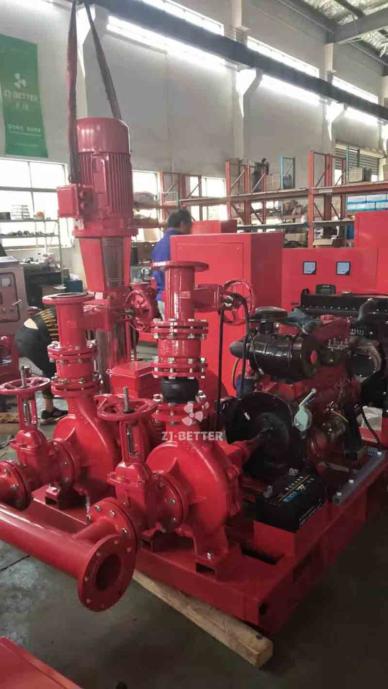 450gpm @ 9bar EDJ pump set