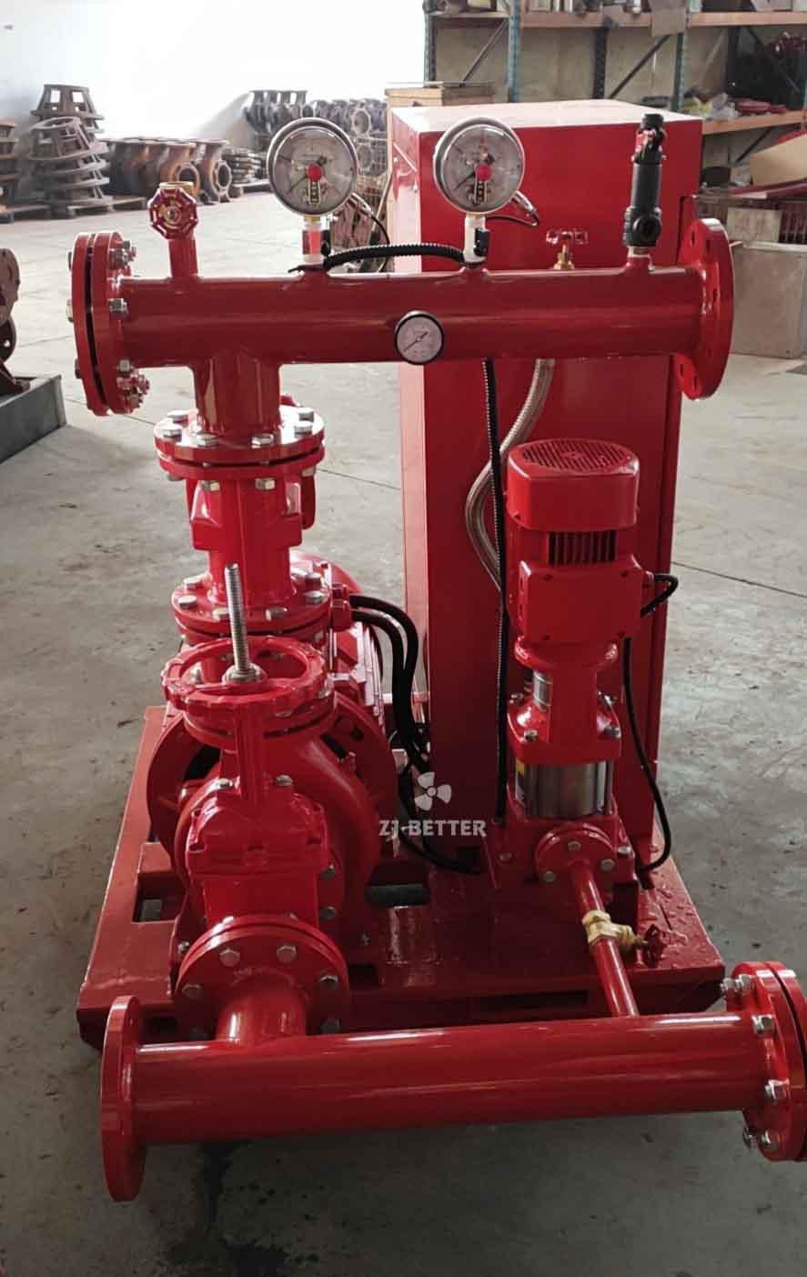 Electric fire pump set