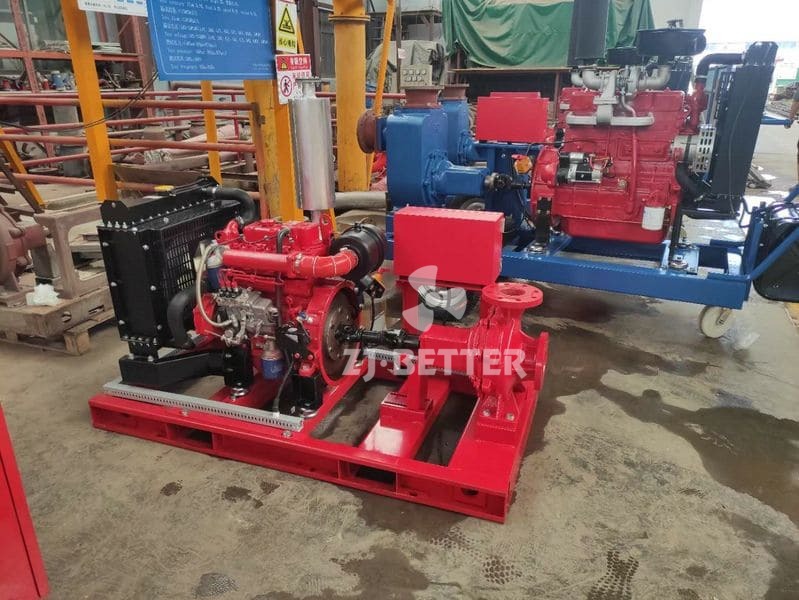 The diesel engine pump