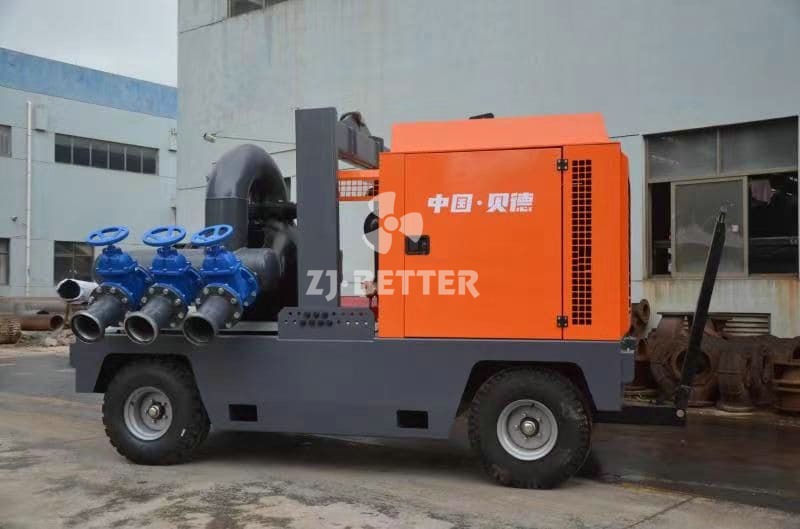 China trailer mounted fire pump