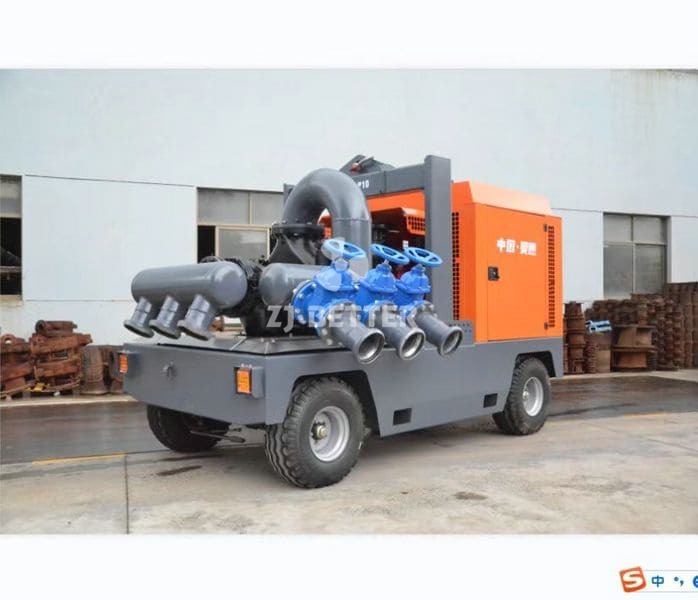 Application field of mobile pump truck