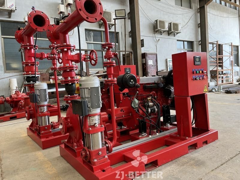 Export 350gpm@135psi DJ Fire Pump to Ecuador