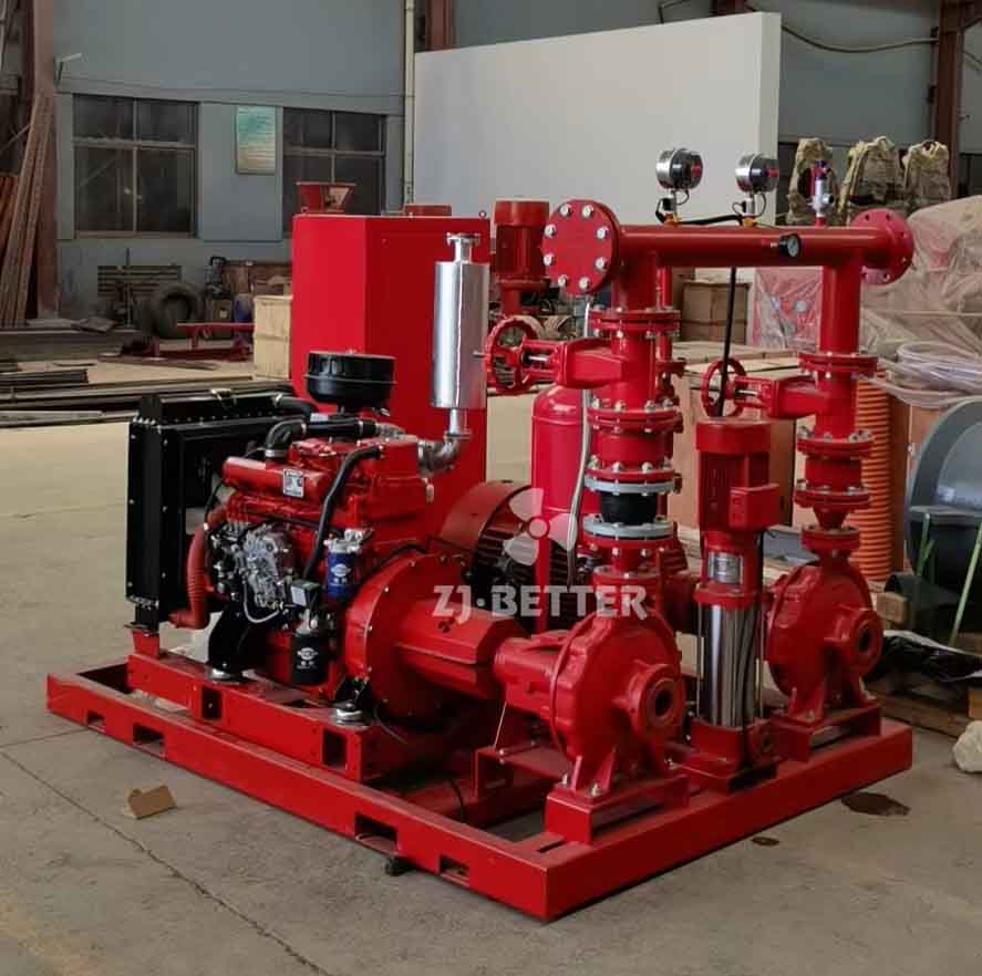 450gpm End suction EDJ pump set