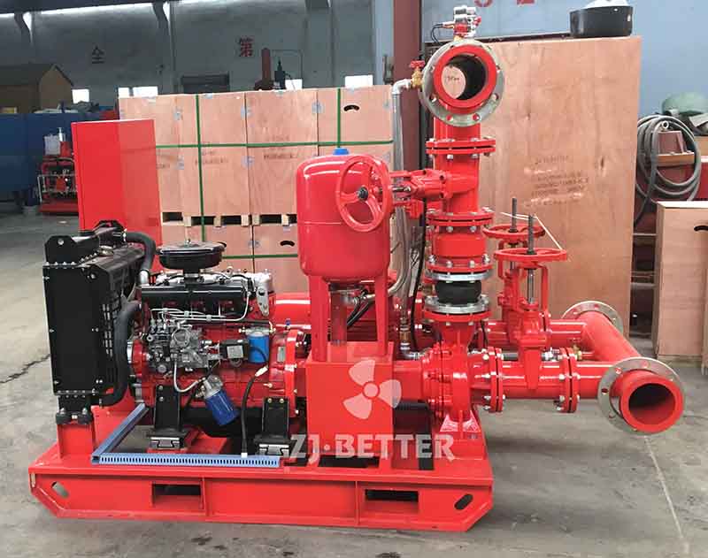 600gpm @ 35m EDJ fire pump set