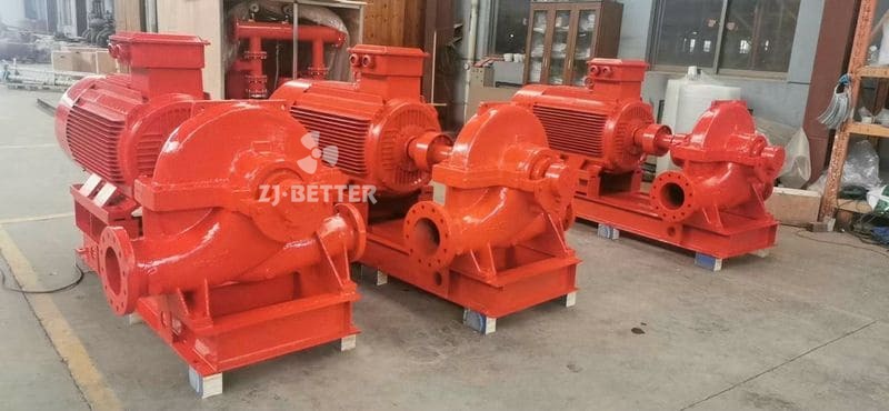 The double suction horizontal split case pump