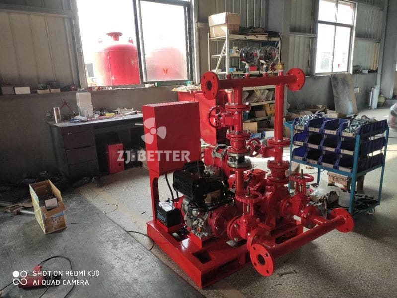 EE fire pump set