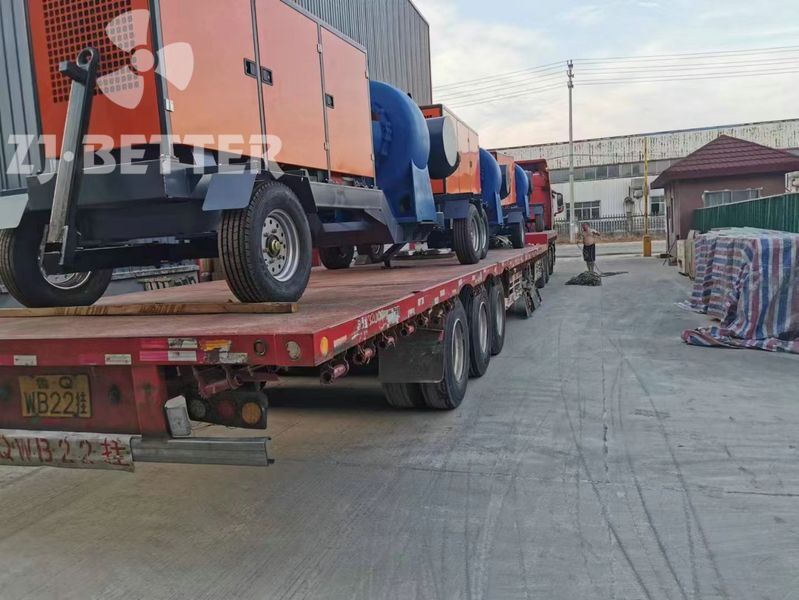 3 sets of emergency mobile pump trucks are ready to shipped