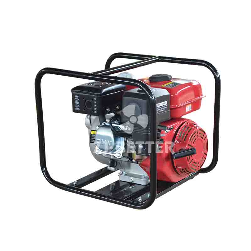 What is a hand lift motorized fire pump?