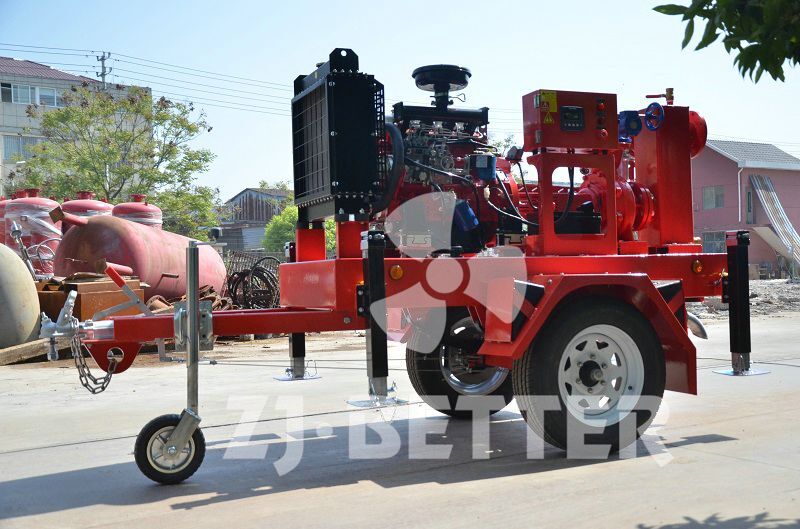 Diesel Driven Pump Trailer