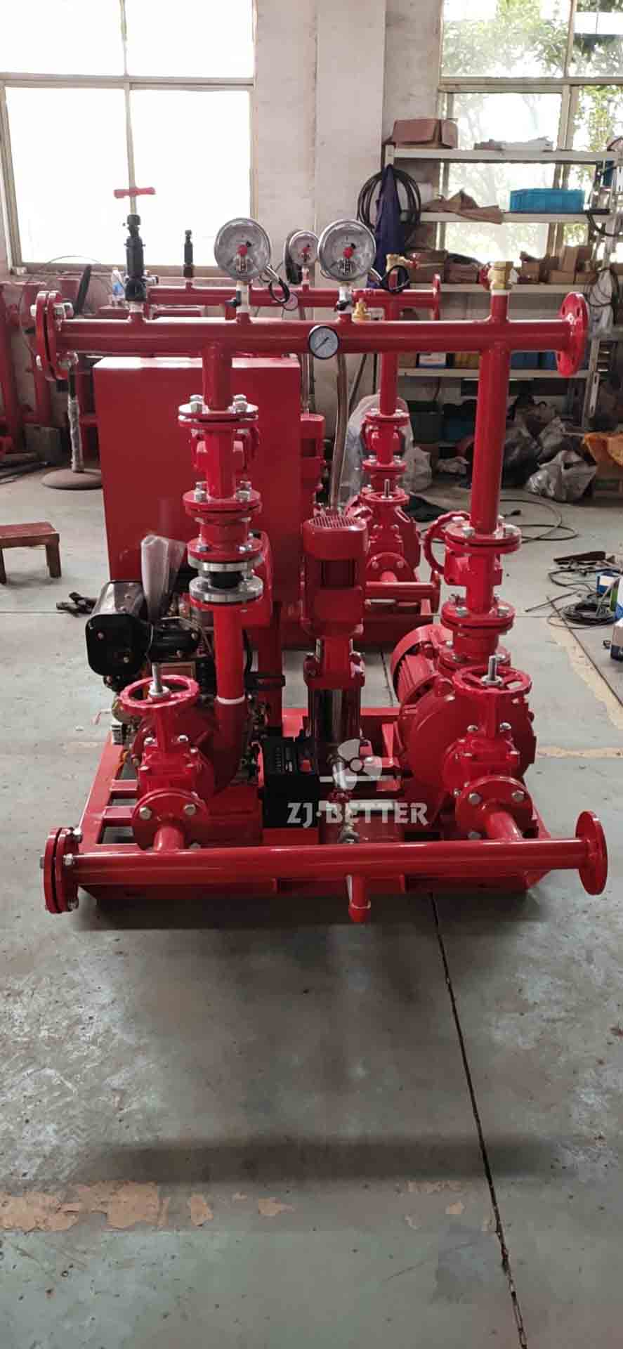 Small flow EDJ pump set