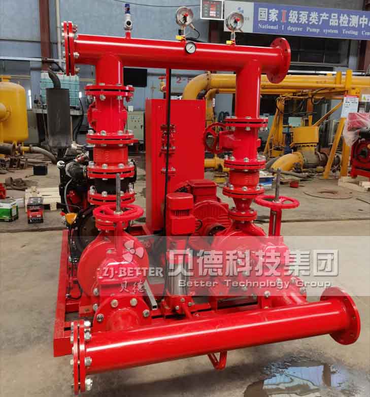 750gpm@90m fire fighting package set