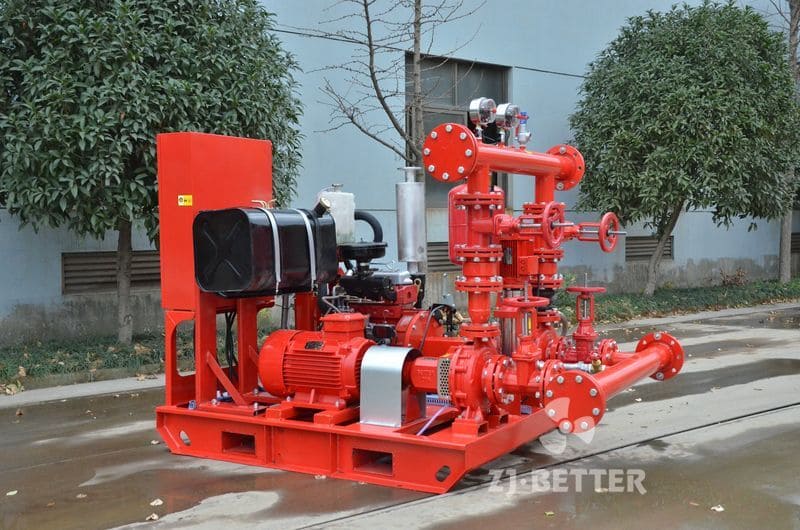 Assembled EDJ Fire Pump