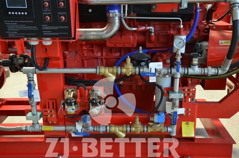 Diesel driven fire pump