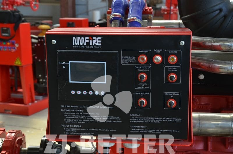 Diesel driven fire pump