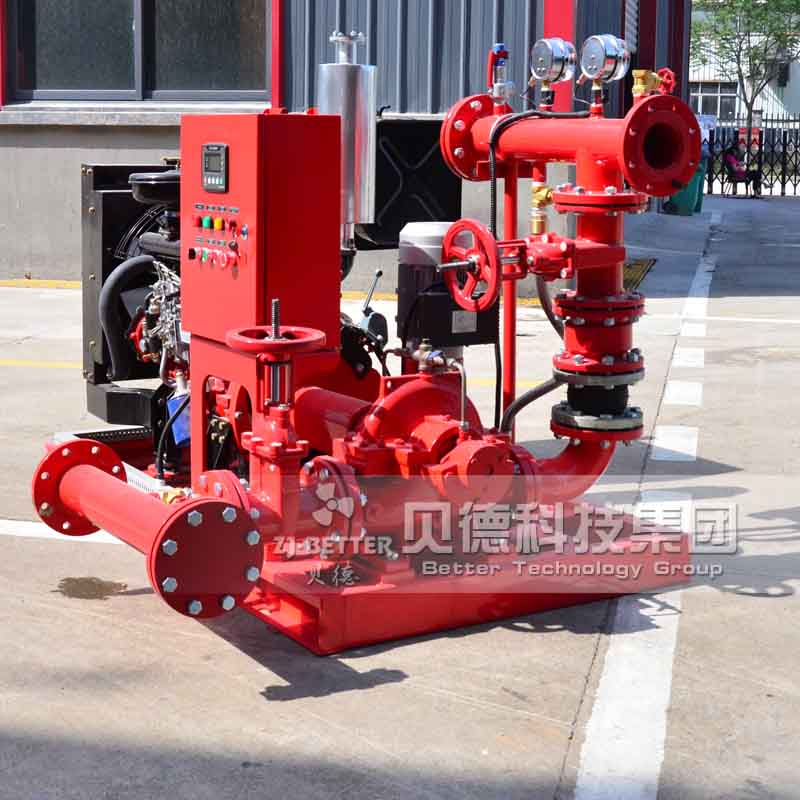 Horizontal Split Case Diesel Engine Fire Pump