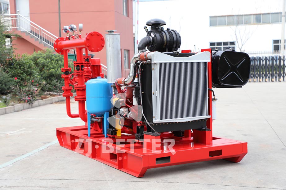 DJ Diesel Engine Fire Pump System