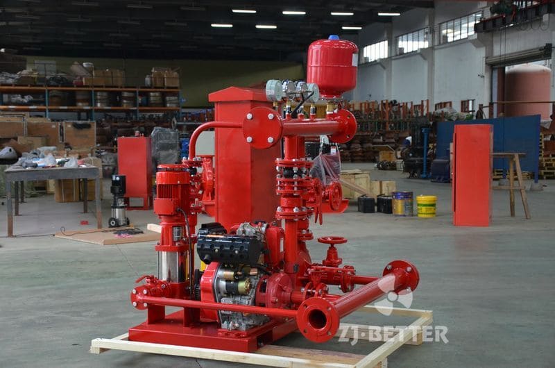 Types of fire pump sets