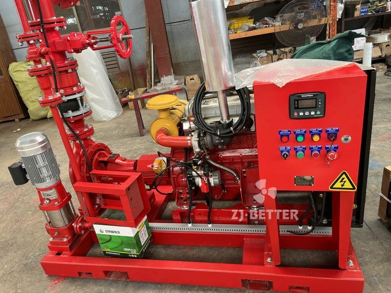 DJ (diesel + jockey) Fire Pump