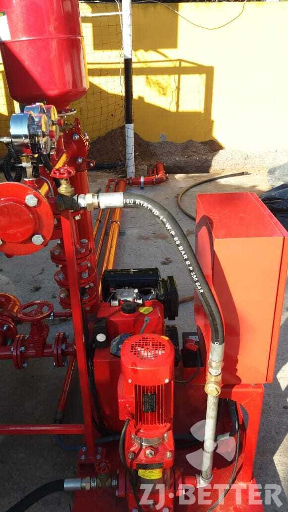 DJ fire pump set 30gpm at site