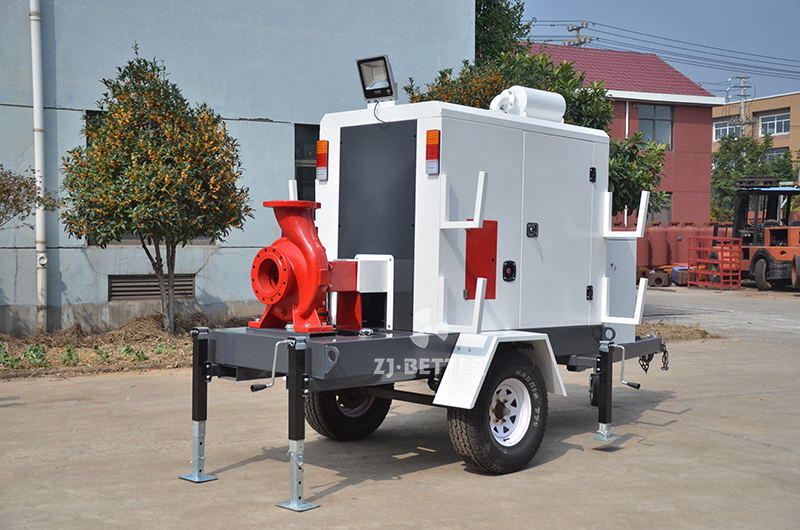 High quality trailer mounted fire pump