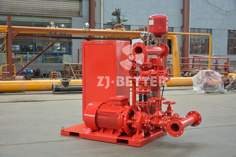 Small flow electric fire pump set exported to Philippines