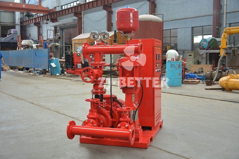 Small flow electric fire pump set exported to Philippines