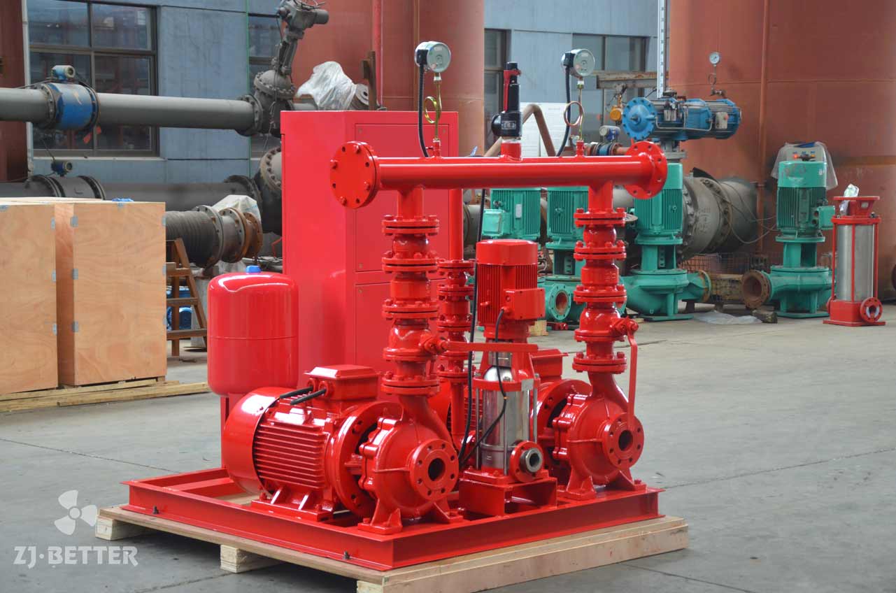 500gpm electric fire pump set exported to Ghana