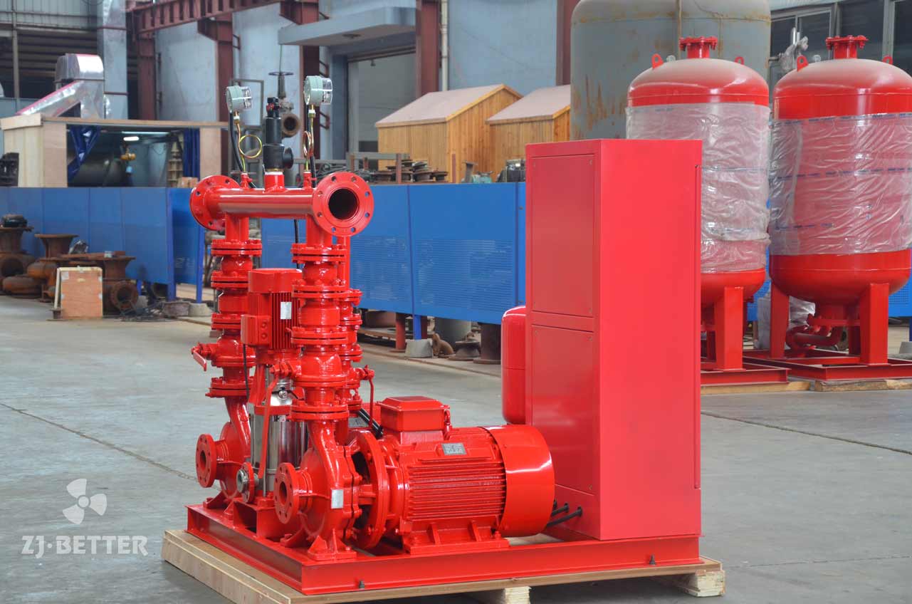 Electric fire pump set exported to Philippines