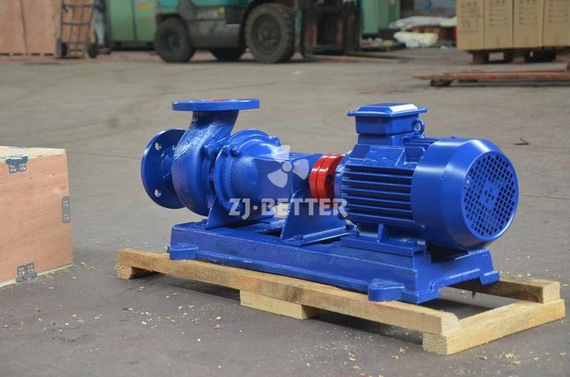 The horizontal sewage pump