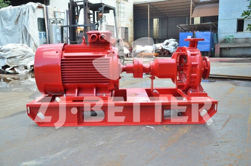 Horizontal type single stage single suction fire pump