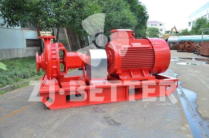 Horizontal type single stage single suction fire pump