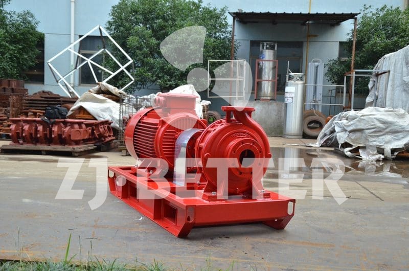 Horizontal type single stage single suction fire pump