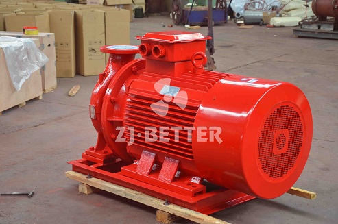 How end suction fire pump works?