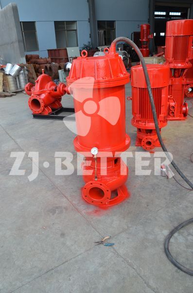 Submersible fire pump