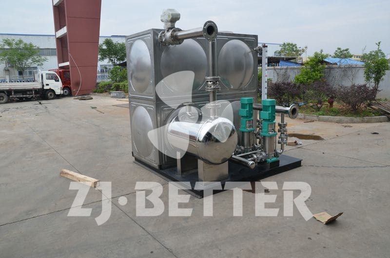 Box type no negative pressure water supply equipment