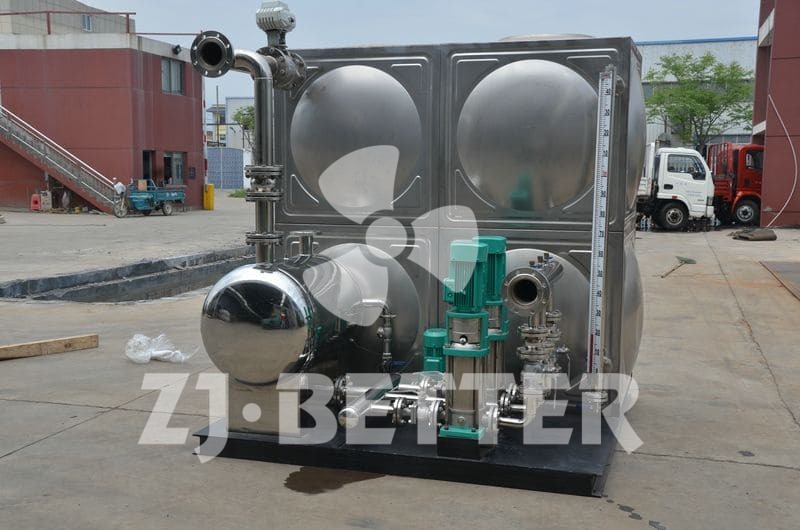 The box-type non-negative pressure water supply equipment