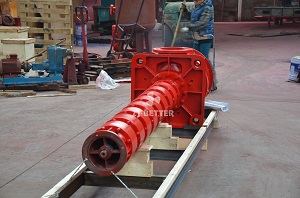 The vertical turbine pump set