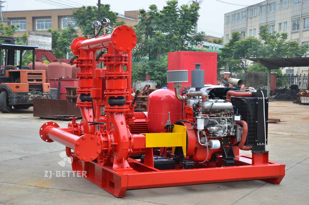 Diesel fire pump system