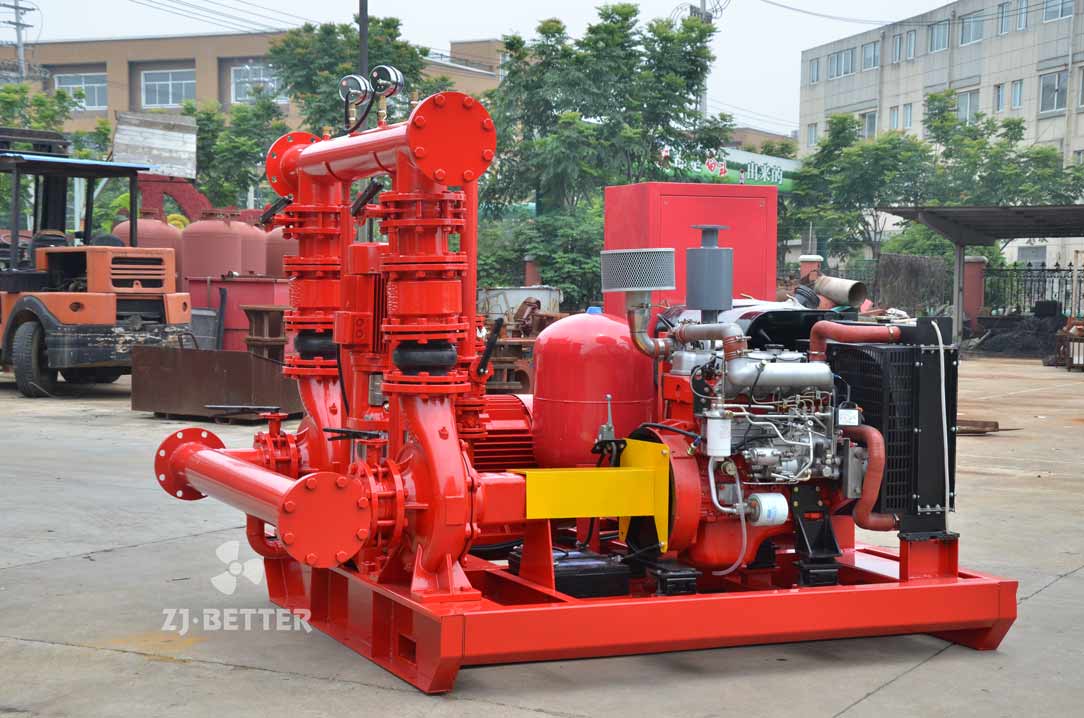 Diesel fire pump system