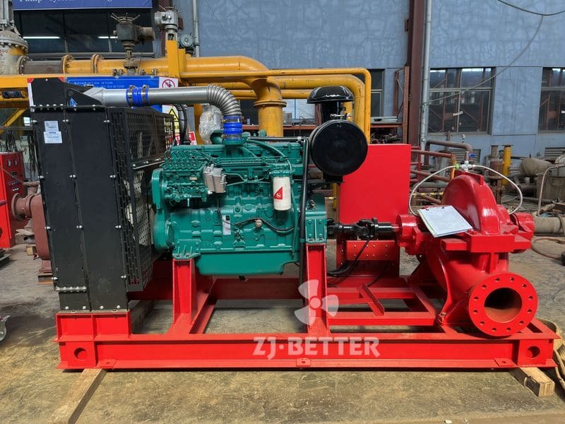 Diesel Engine Fire Pump Ready To Pack
