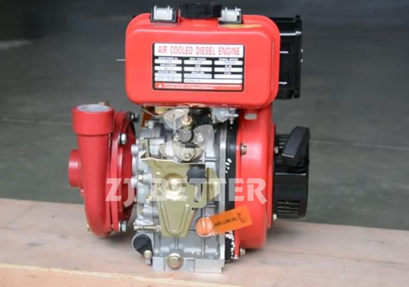 Diesel engine irrigation pump