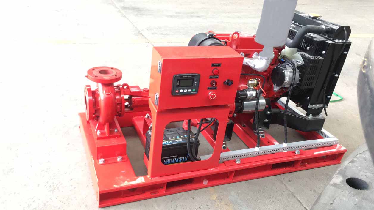 Diesel fire pump