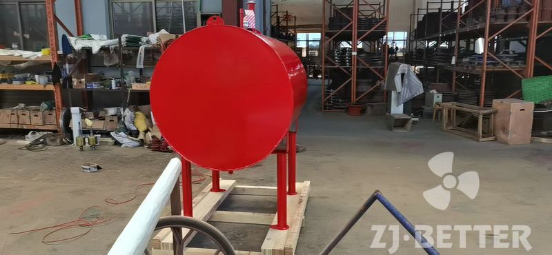 Diesel tank for diesel engine fire pump