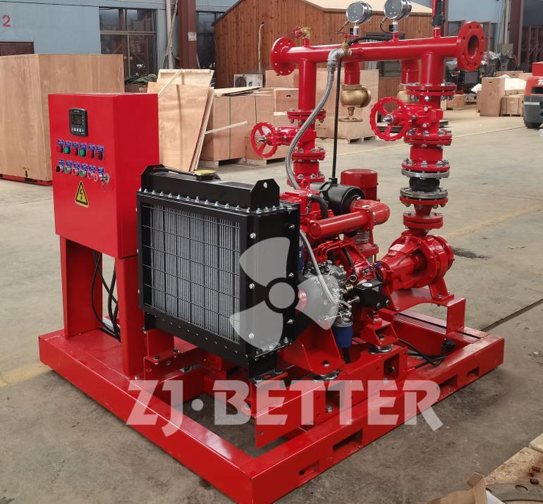 EDJ 200gpm@30m fire pump package set – ZJBetter