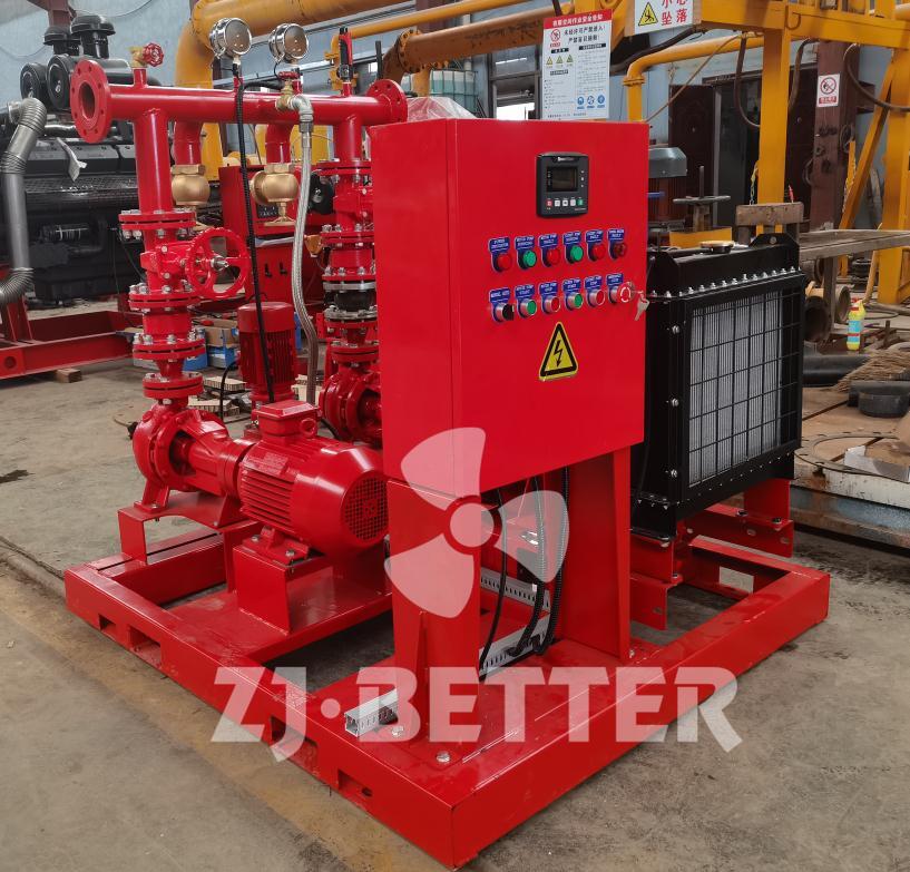 EDJ 200gpm@30m fire pump package set – ZJBetter