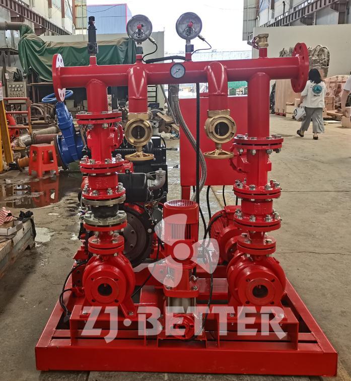 EDJ 200gpm@30m fire pump package set – ZJBetter