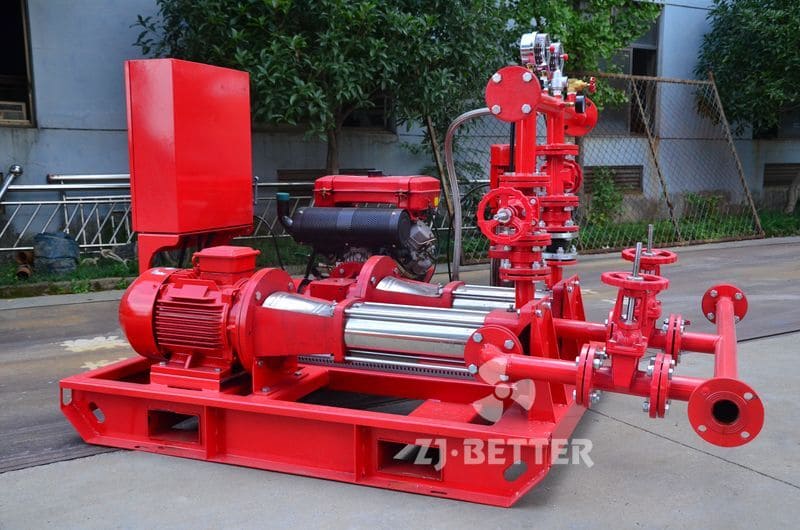 EDJ Mulsitage fire pump set